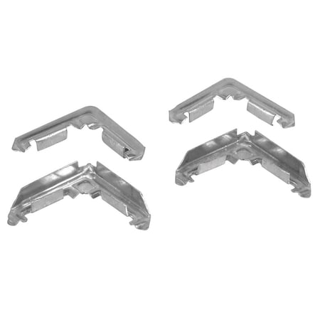 Prime-Line Prime-Line Mill Metal 5/16 in. W X 3/4 in. L Screen Frame Corner 1 pk PL14294